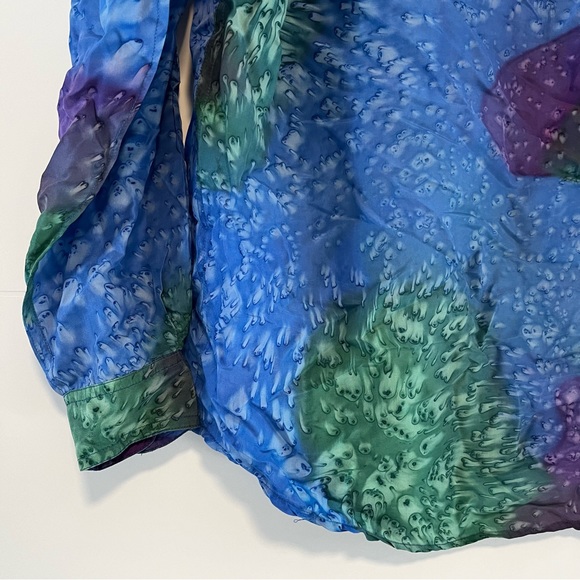 Footlocker | Vintage Silk Button Up - Picture 9 of 12